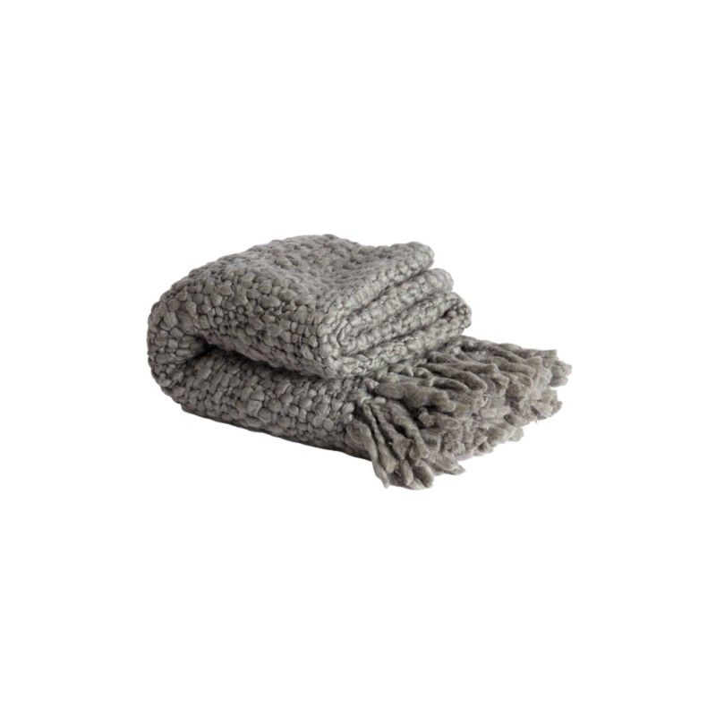 SCA THROW DARK GREY 170 - BLANKETS, TOWELS